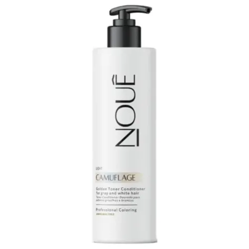 Pote de tonalizante para cabelo branco com rótulo branco
