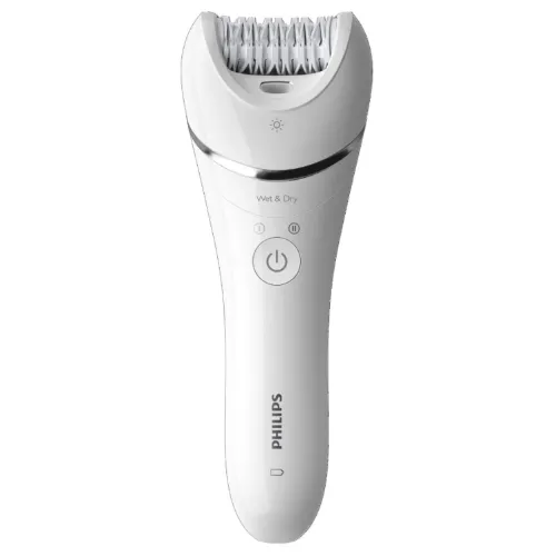 Depilador feminino grande e largo todo branco